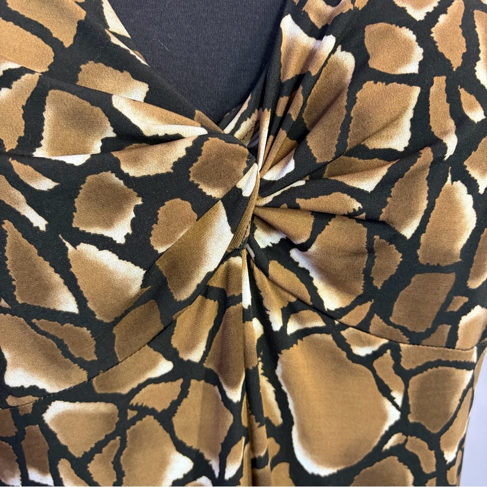 Chico's Brown and Black Dress, EUC, Size3(XL) - Picture 6 of 10